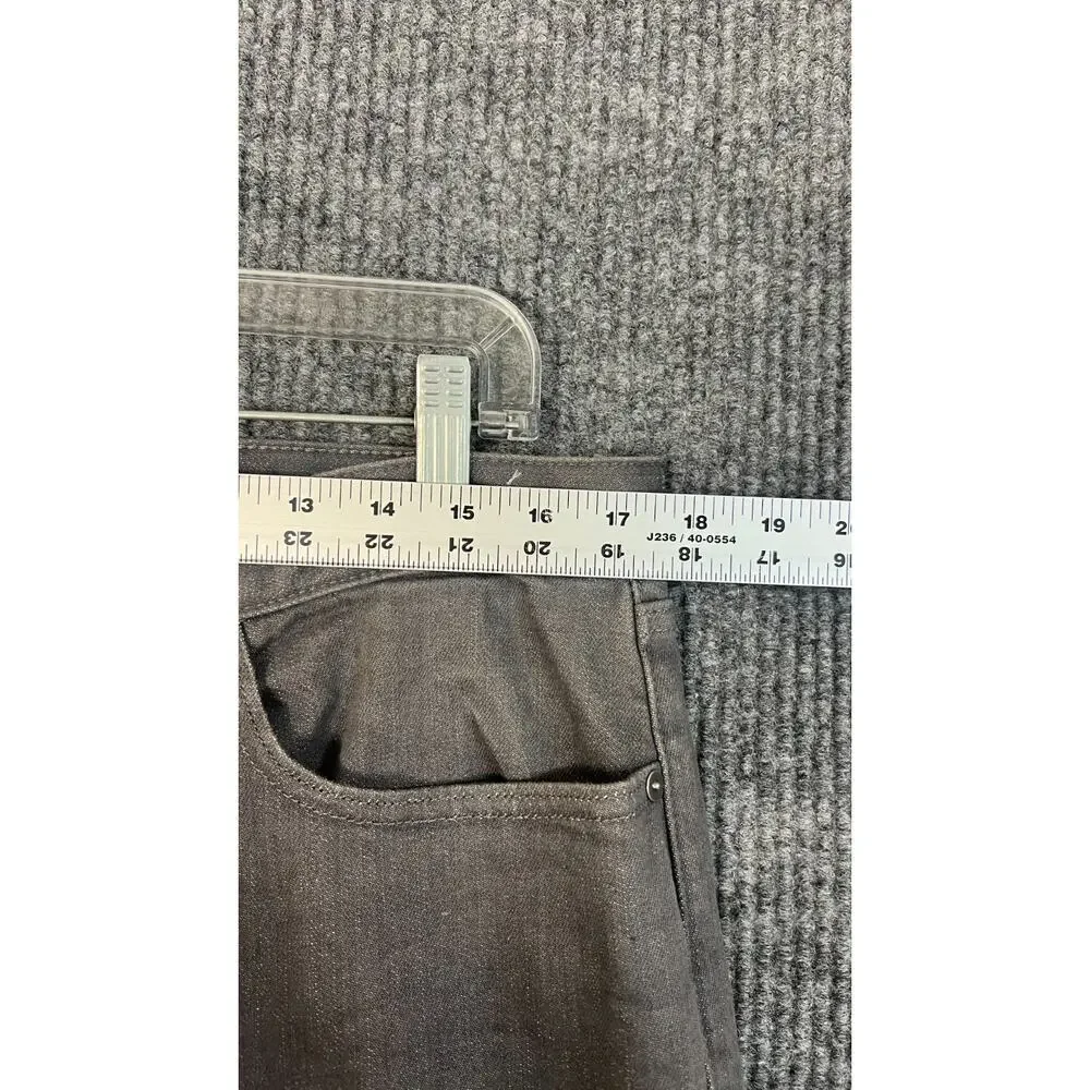 Banana Republic Jeans Mens 36 Gray Straight Leg Mid Rise Cotton Blend Denim